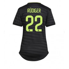 Real Madrid Antonio Rudiger #22 Tredje Tröja Dam 2022-23 Korta ärmar